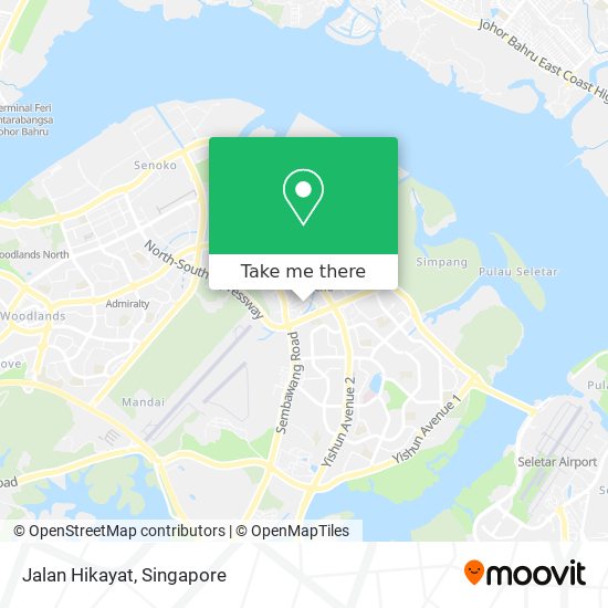 Jalan Hikayat map