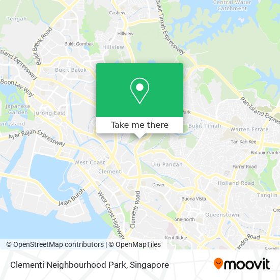 Clementi Neighbourhood Park map