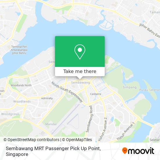 Sembawang MRT Passenger Pick Up Point地图