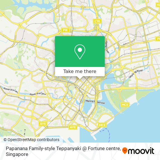 Papanana Family-style Teppanyaki @ Fortune centre地图