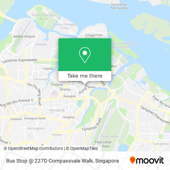 Bus Stop @ 227D Compassvale Walk map
