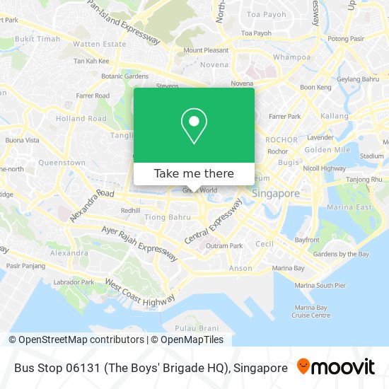 Bus Stop 06131 (The Boys' Brigade HQ) map