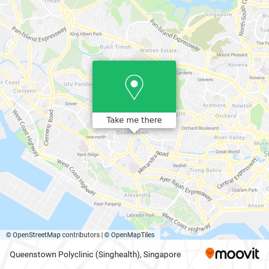 Queenstown Polyclinic (Singhealth) map