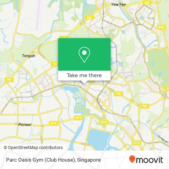 Parc Oasis Gym (Club House) map