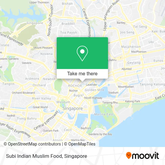 Subi Indian Muslim Food map