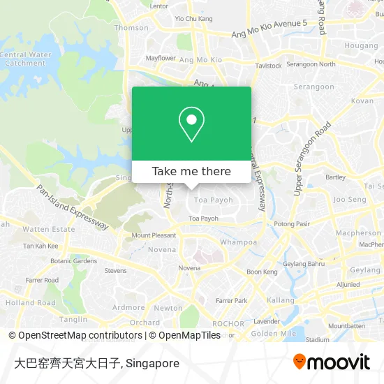 大巴窑齊天宮大日子 map