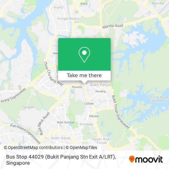 Bus Stop 44029 (Bukit Panjang Stn Exit A / LRT)地图