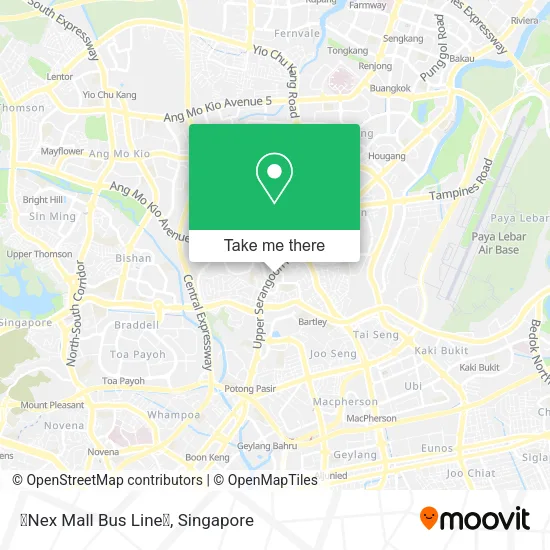 ✨Nex Mall Bus Line✨ map