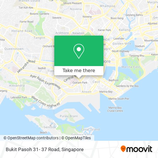 Bukit Pasoh 31- 37 Road地图