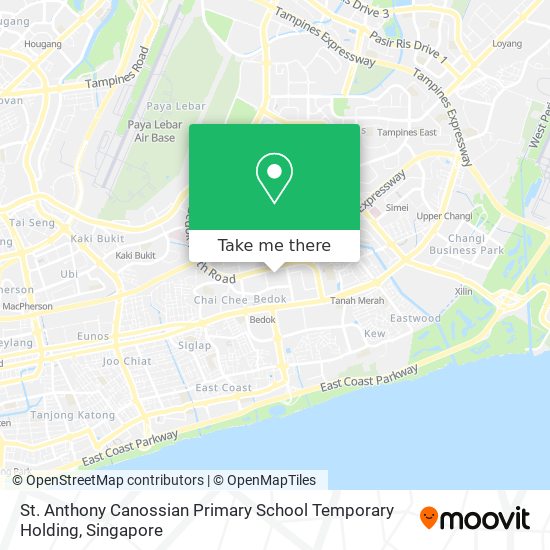 St. Anthony Canossian Primary School Temporary Holding map