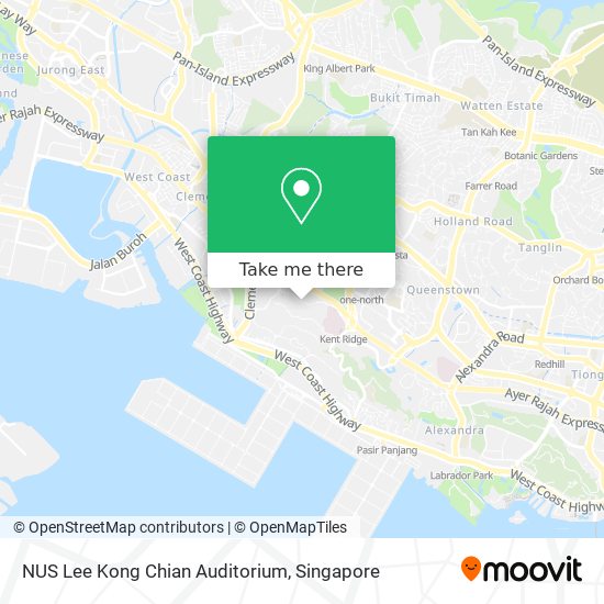 NUS Lee Kong Chian Auditorium map