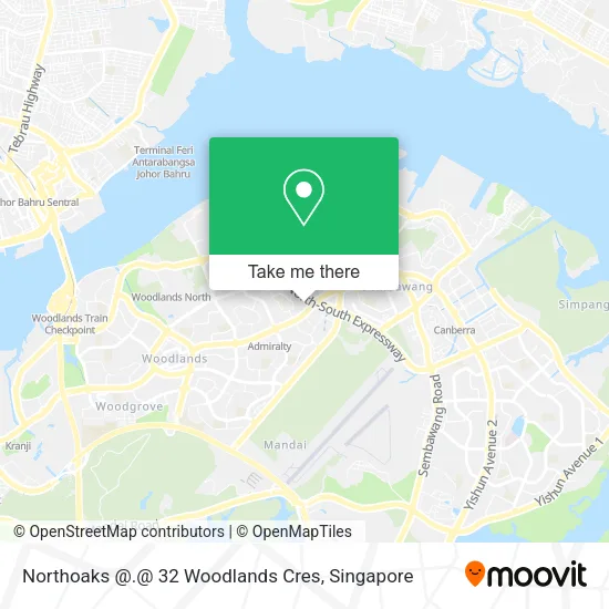 Northoaks @.@ 32 Woodlands Cres地图
