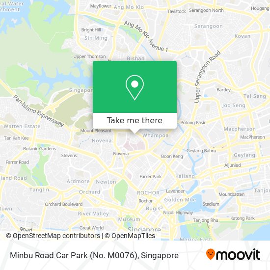 Minbu Road Car Park (No. M0076) map