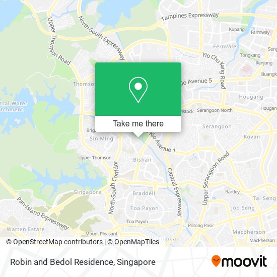 Robin and Bedol Residence map