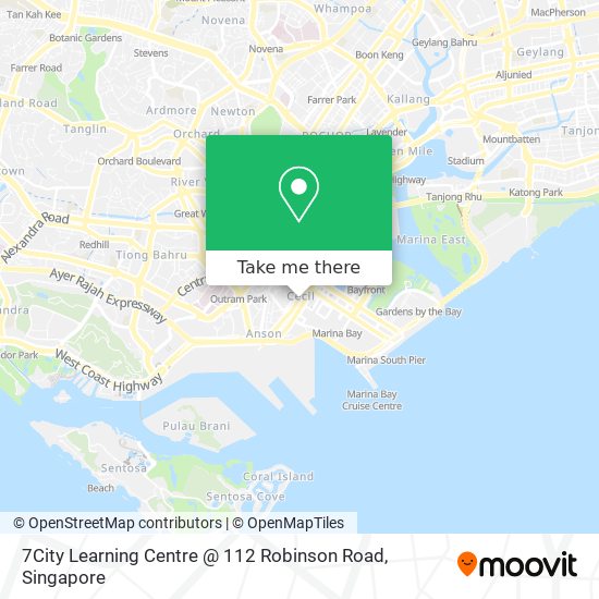 7City Learning Centre @ 112 Robinson Road map