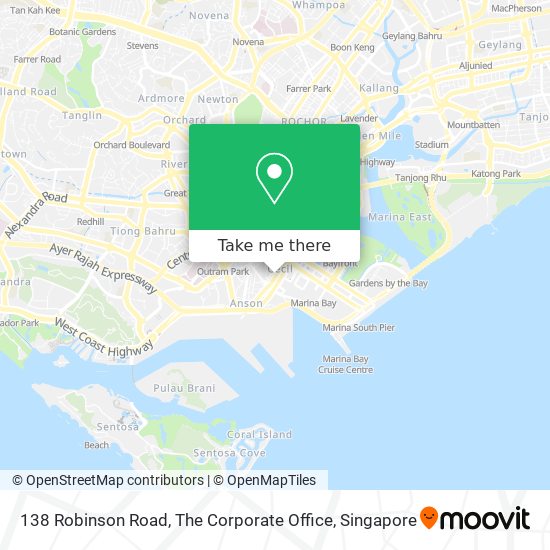 138 Robinson Road, The Corporate Office地图