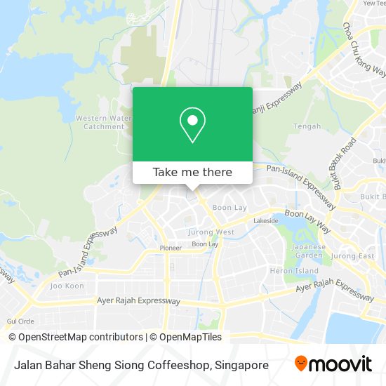 Jalan Bahar Sheng Siong Coffeeshop map