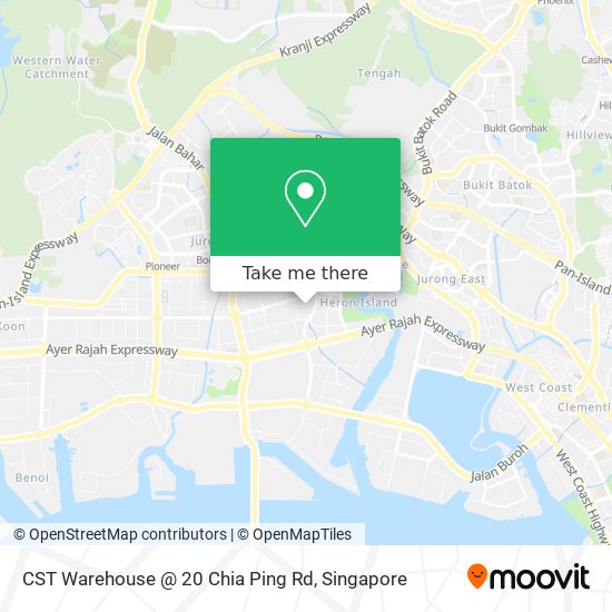 CST Warehouse @ 20  Chia Ping Rd map