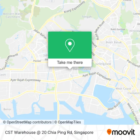 CST Warehouse @ 20  Chia Ping Rd map