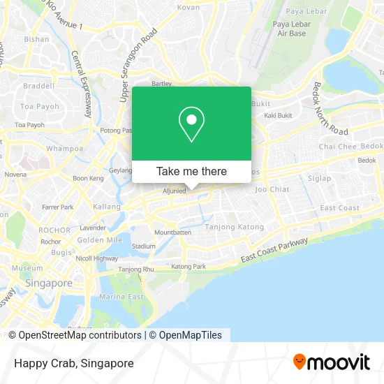 Happy Crab map