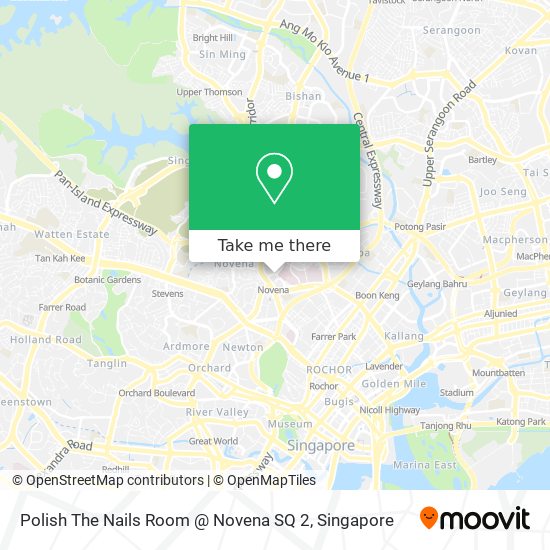 Polish The Nails Room @ Novena SQ 2地图