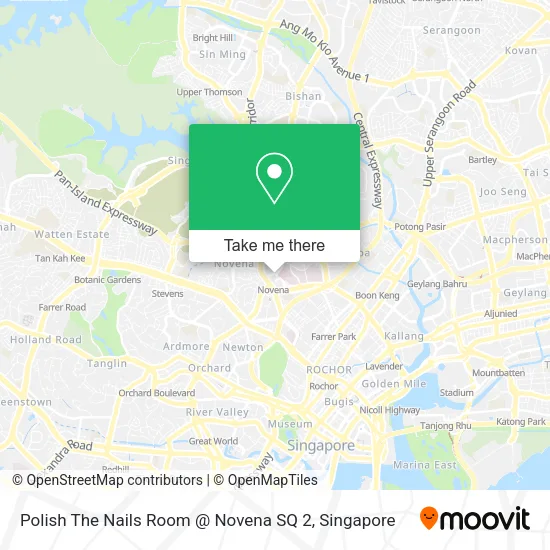 Polish The Nails Room @ Novena SQ 2 map