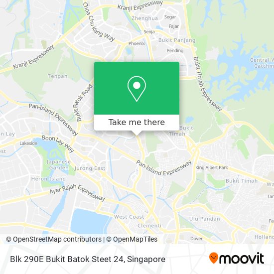 Blk 290E Bukit Batok Steet 24地图