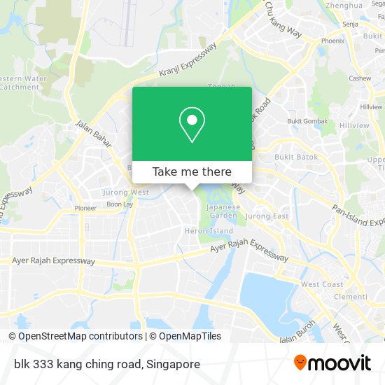 blk 333 kang ching road map