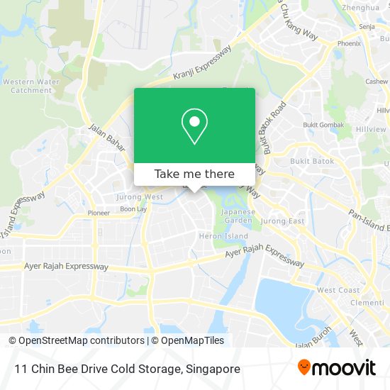 11 Chin Bee Drive Cold Storage map