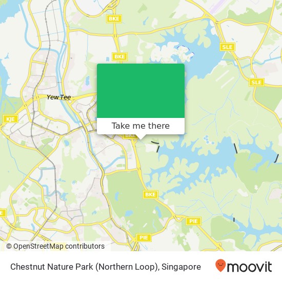 Chestnut Nature Park (Northern Loop) map