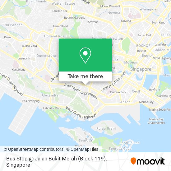 Bus Stop @ Jalan Bukit Merah (Block 119) map