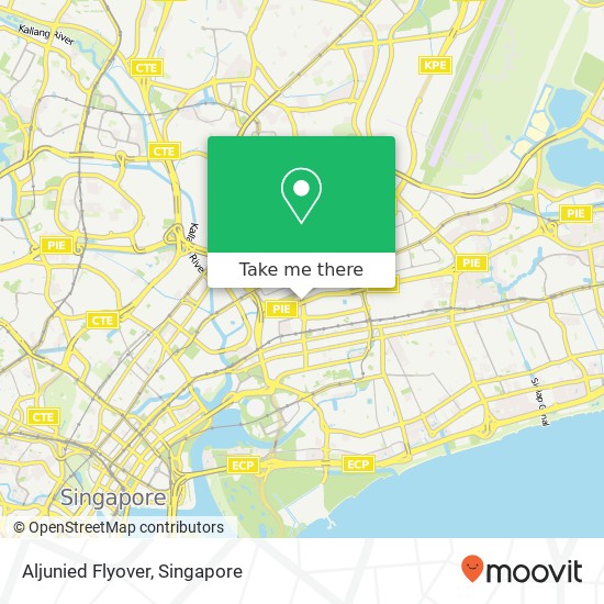 Aljunied Flyover map