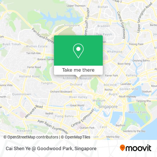 Cai Shen Ye @ Goodwood Park map