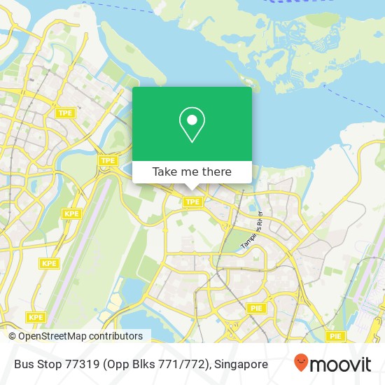 Bus Stop 77319 (Opp Blks 771 / 772)地图