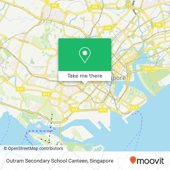 Outram Secondary School Canteen map