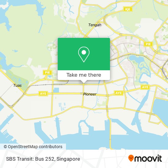 SBS Transit: Bus 252 map