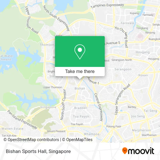 Bishan Sports Hall地图