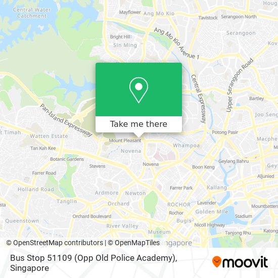 Bus Stop 51109 (Opp Old Police Academy)地图