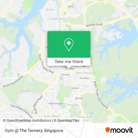 Gym @ The Tennery map