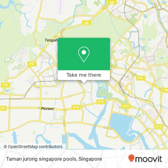 Taman jurong  singapore pools map