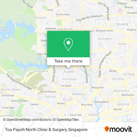 Toa Payoh North Clinic & Surgery map