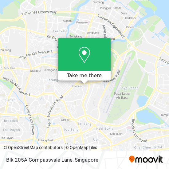 Blk 205A Compassvale Lane map