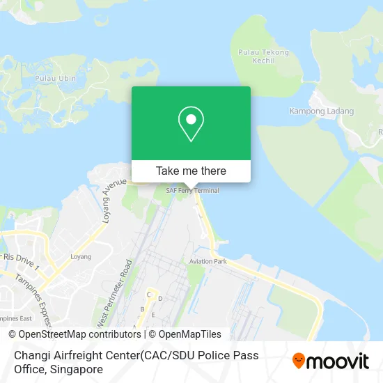 Changi Airfreight Center map