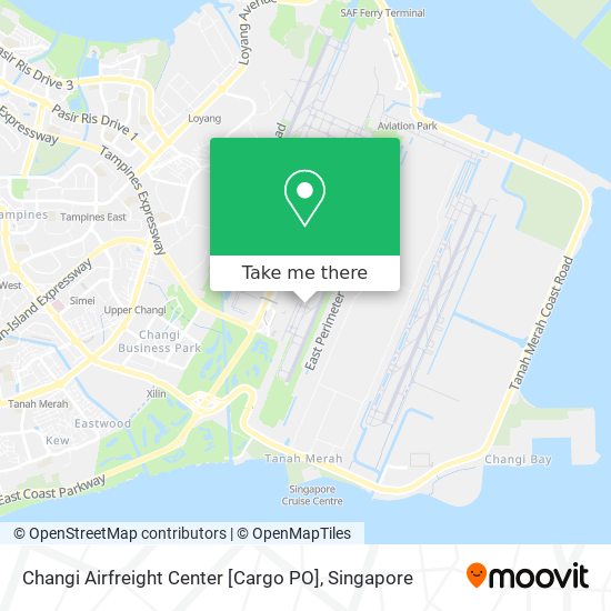 Changi Airfreight Center [Cargo PO] map
