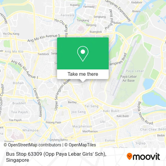 Bus Stop 63309 (Opp Paya Lebar Girls' Sch) map
