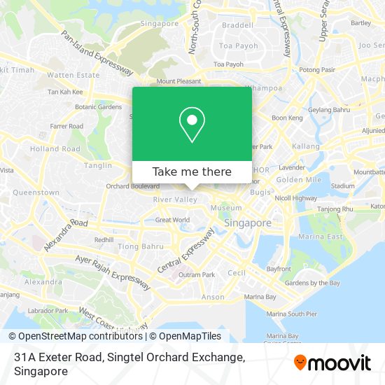 31A Exeter Road, Singtel Orchard Exchange map