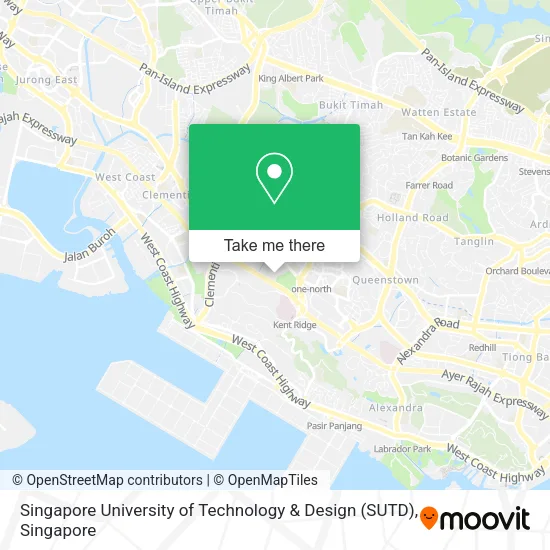 Singapore University of Technology & Design (SUTD) map