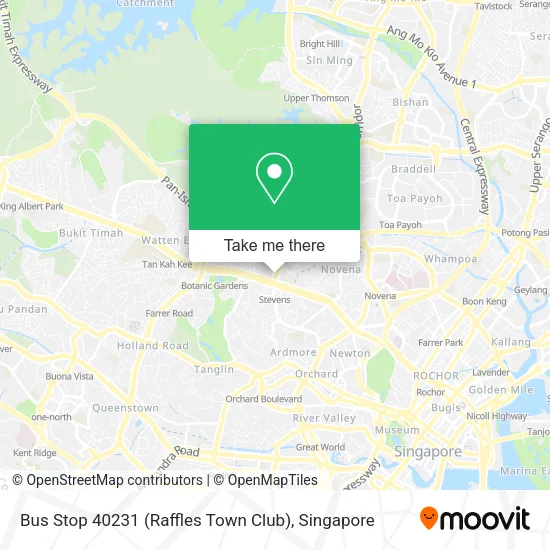 Bus Stop 40231 (Raffles Town Club) map
