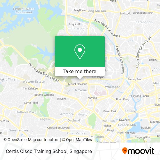 Certis Cisco Training School map