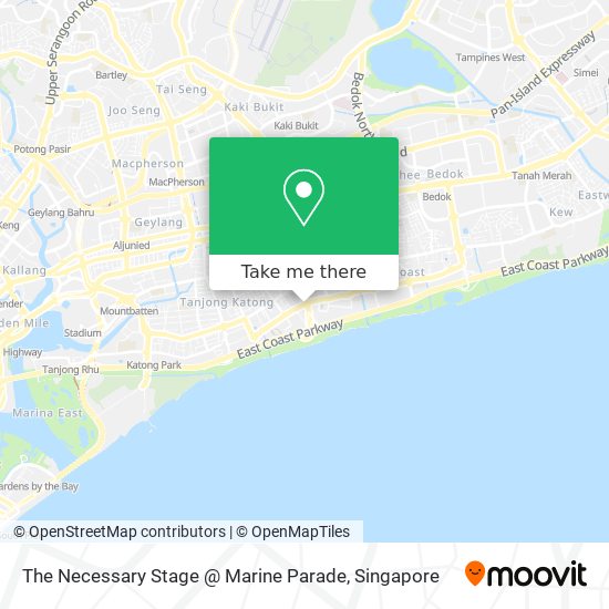 The Necessary Stage @ Marine Parade map